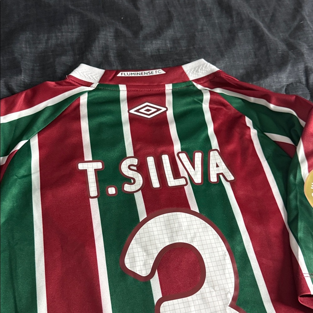 Fluminense #3 Thiago Silva 2025-26 FIFA Club World Cup Umbro Home Jersey - Picture 10 of 10